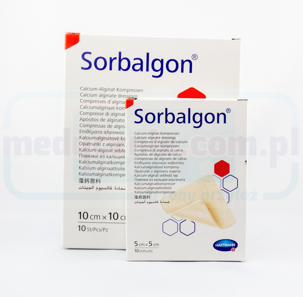 Sorbalgon Classic 10*10cm opatrunek alginowy 1szt - obrazek 2